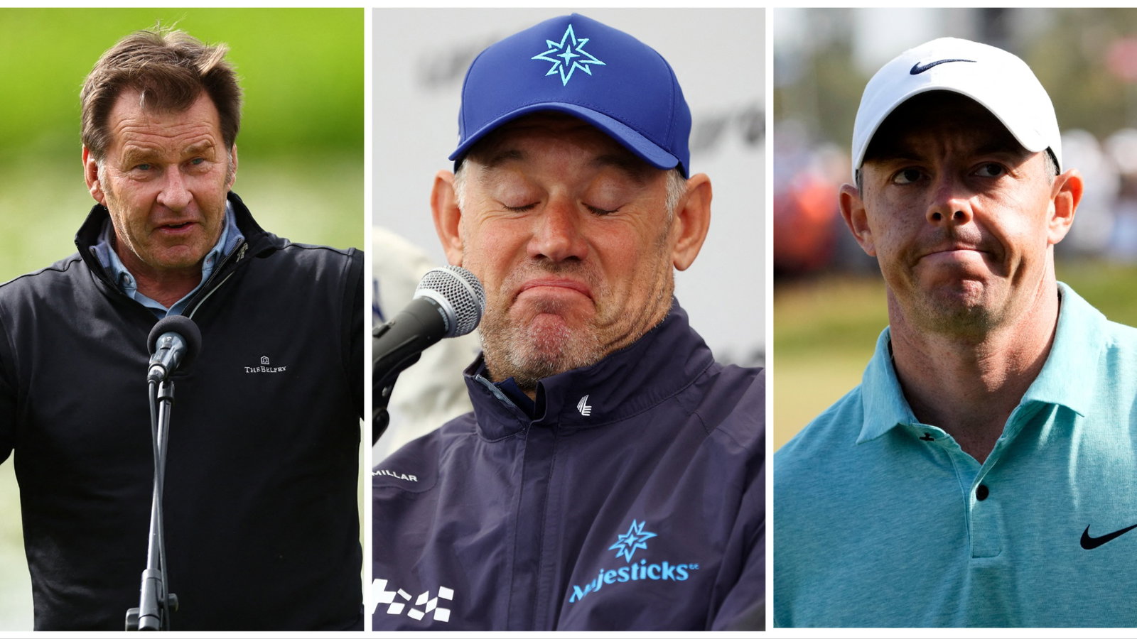 Nick Faldo offers Rory McIlroy Open prediction after throwing shade at LIV trio